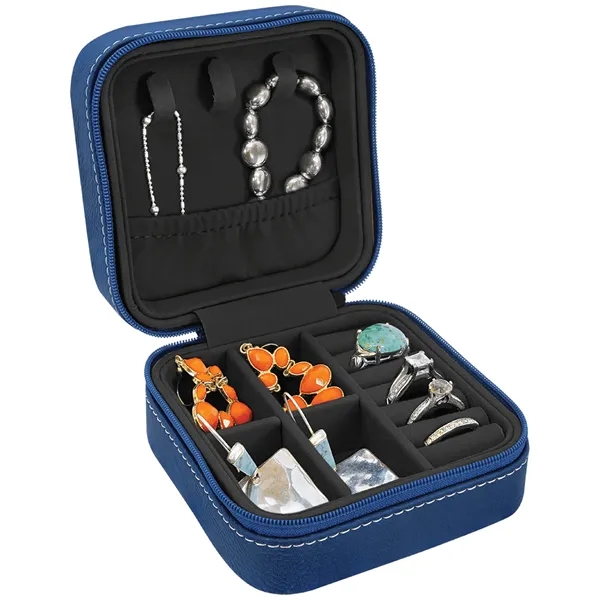 4" x 4" x 2" Leatherette Travel Jewelry Box... from ASI 74601 Calico