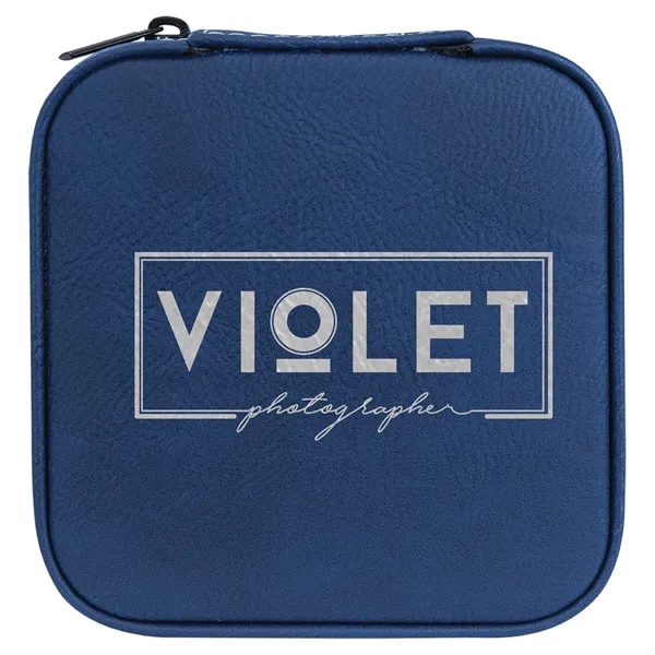 4" x 4" x 2" Leatherette Travel Jewelry Box... from ASI 74601 Calico
