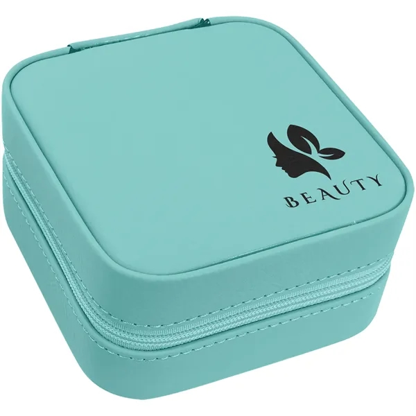 4" x 4" x 2" Leatherette Travel Jewelry Box... from ASI 74601 Calico