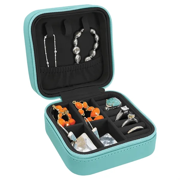 4" x 4" x 2" Leatherette Travel Jewelry Box... from ASI 74601 Calico