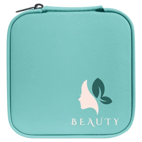 4" x 4" x 2" Leatherette Travel Jewelry Box... from ASI 74601 Calico