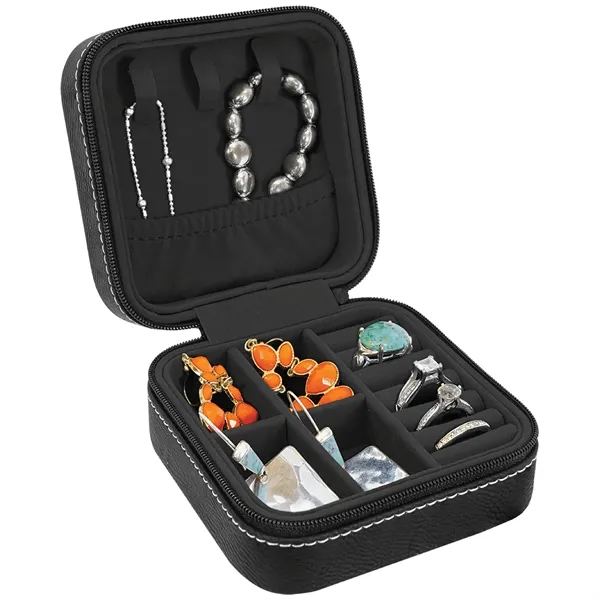 4" x 4" x 2" Leatherette Travel Jewelry Box... from ASI 74601 Calico