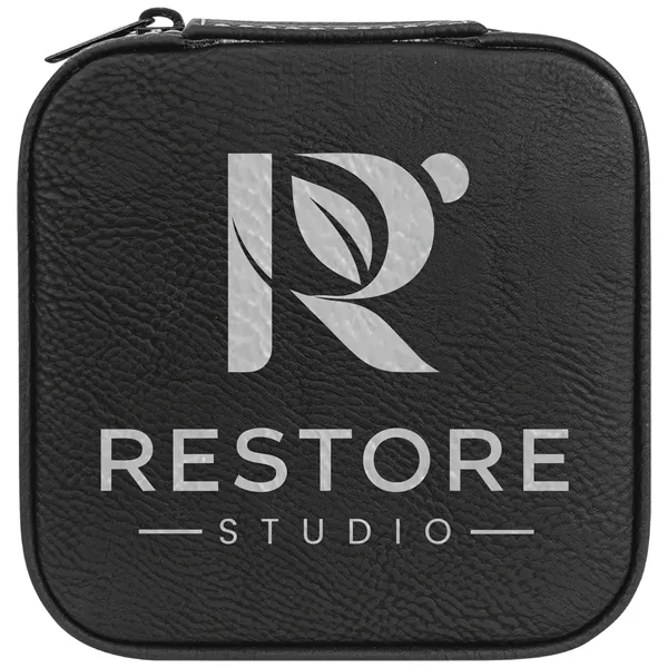 4" x 4" x 2" Leatherette Travel Jewelry Box... from ASI 74601 Calico