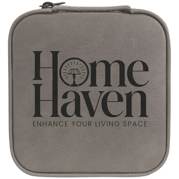 4" x 4" x 2" Leatherette Travel Jewelry Box... from ASI 74601 Calico