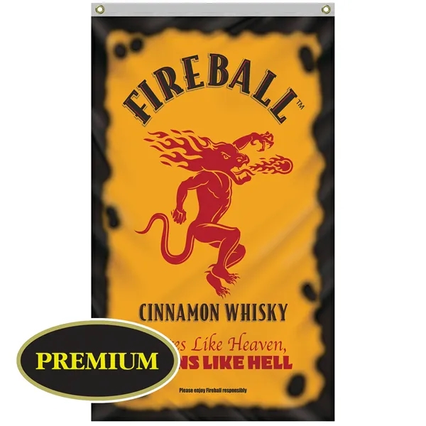 3' x 5' Single Reverse Outdoor Knitted Poly Vertical Banner... from ASI 80228 Quinn