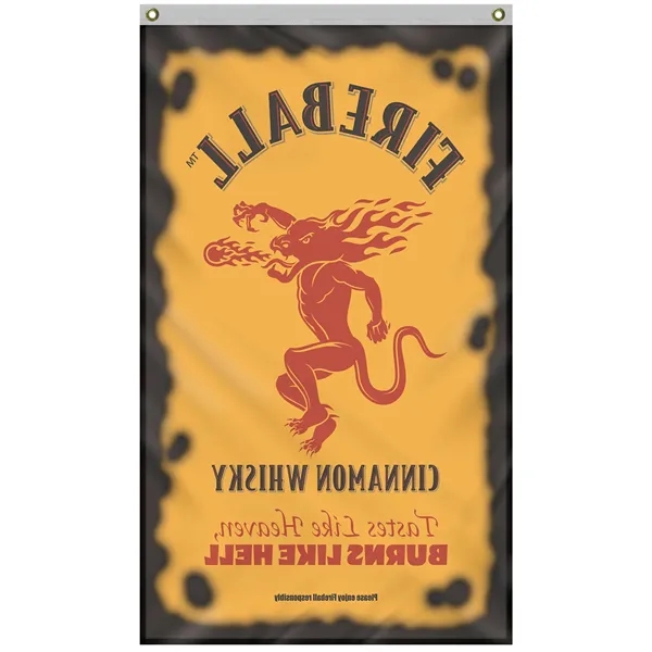 3' x 5' Single Reverse Outdoor Knitted Poly Vertical Banner... from ASI 80228 Quinn