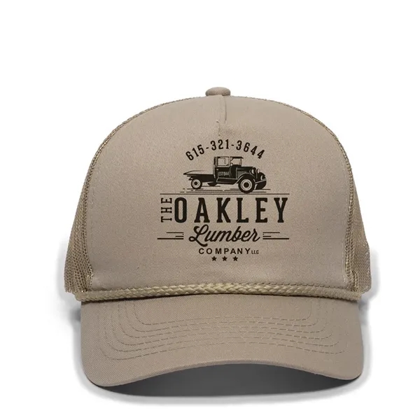 High profile, 5 panel, baseball cap, with a pre-curved visor with... from ASI 31260 AdCapitol