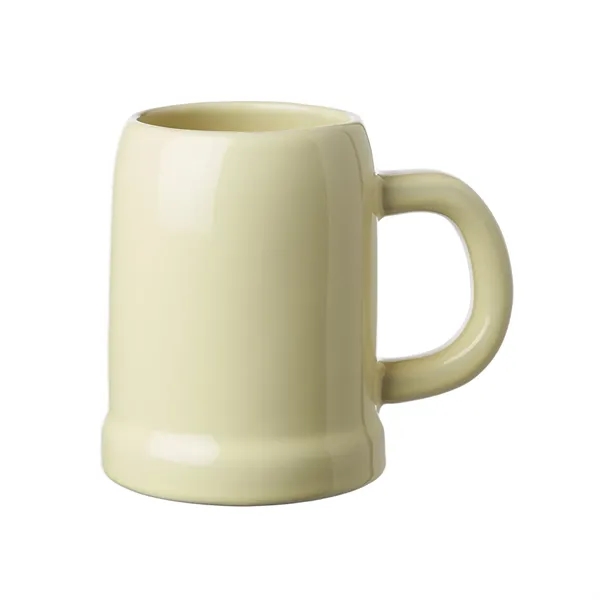 Beige color ceramic beer mug of 24 oz. capacity with 1... from ASI 37218 Athena Promo (tm)