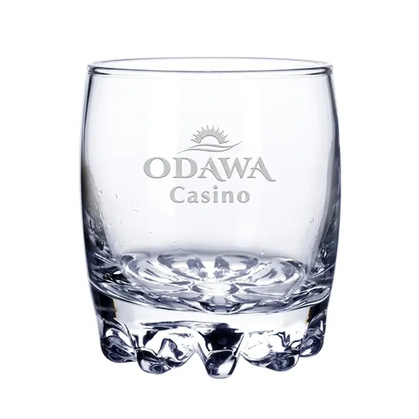 10 oz Old Fashioned Stemless Glass with deep etch decoration.... from ASI 31518 ADNART / Ad-N-Art