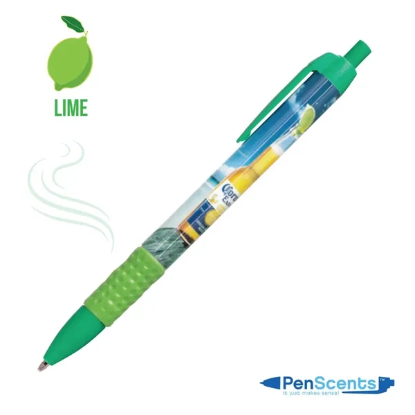 PenScents® Scented VividPrint™ Pen w/Grip are custom scented pens will create... from ASI 84592 St Regis Group