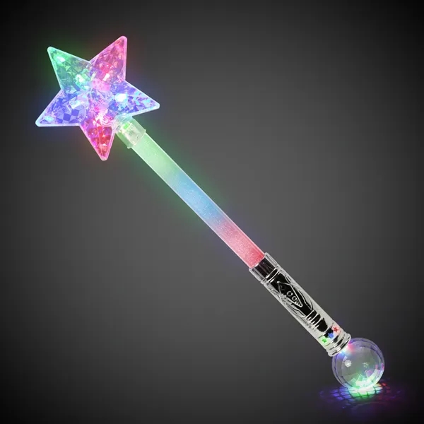 Prism star LED light-up wand with strobe... from ASI 42016 Brighter Promotions Inc