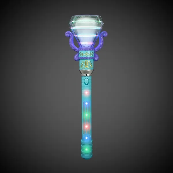 18" light-up rotating diamond wand with multicolor LEDs.... from ASI 42016 Brighter Promotions Inc