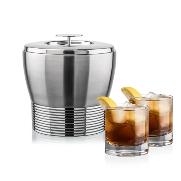 The Genoa Ice Bucket & On-the-Rocks Set is designed for effortless... from ASI 84592 St Regis Group