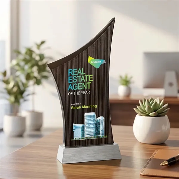 Wilhelm Slatewood VividPrint™ Award - Silver... from ASI 84592 St Regis Group / St Regis