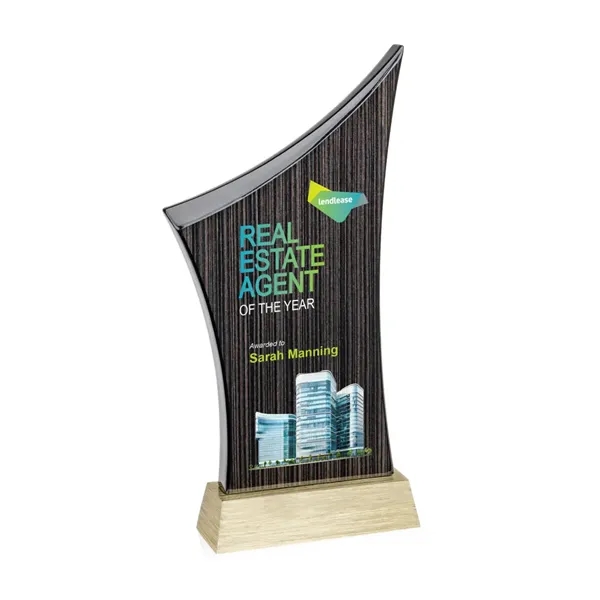 Wilhelm Slatewood VividPrint™ Award - Gold... from ASI 84592 St Regis Group / St Regis