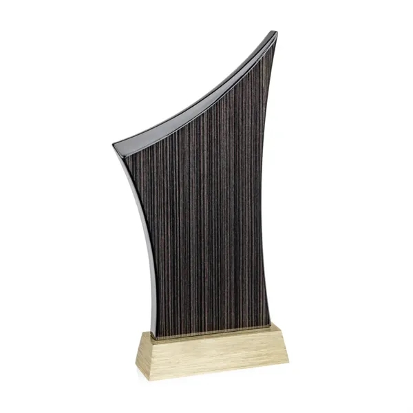 This award features a striking curved silhouette that sweeps upward with... from ASI 84592 St Regis Group / St Regis