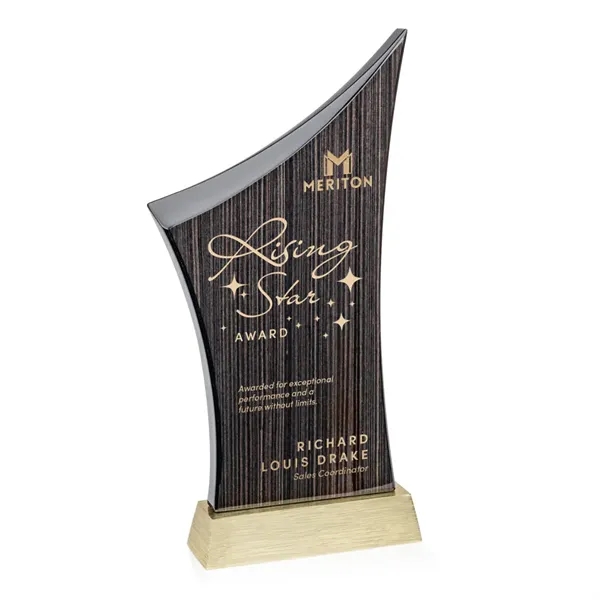This award features a striking curved silhouette that sweeps upward with... from ASI 84592 St Regis Group / St Regis