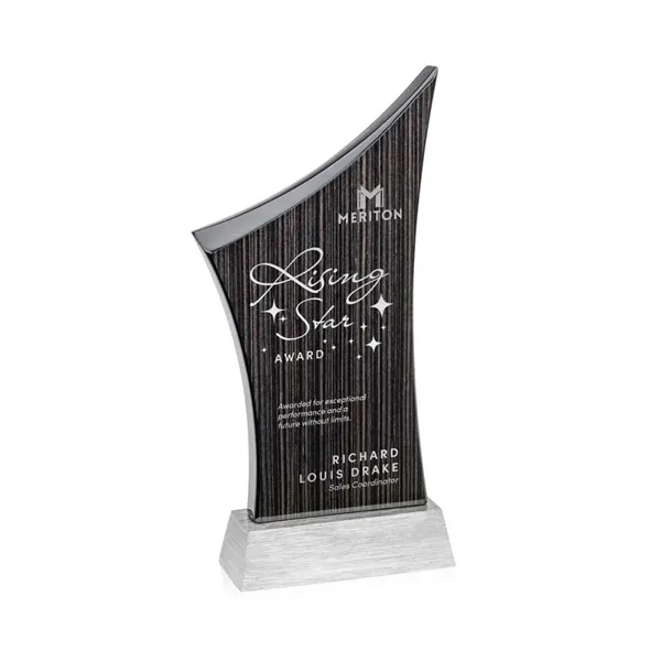This award features a striking curved silhouette that sweeps upward with... from ASI 84592 St Regis Group / St Regis
