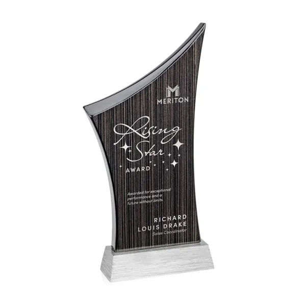 This award features a striking curved silhouette that sweeps upward with... from ASI 84592 St Regis Group / St Regis