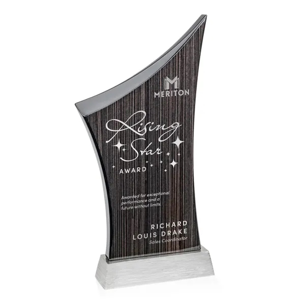 This award features a striking curved silhouette that sweeps upward with... from ASI 84592 St Regis Group / St Regis
