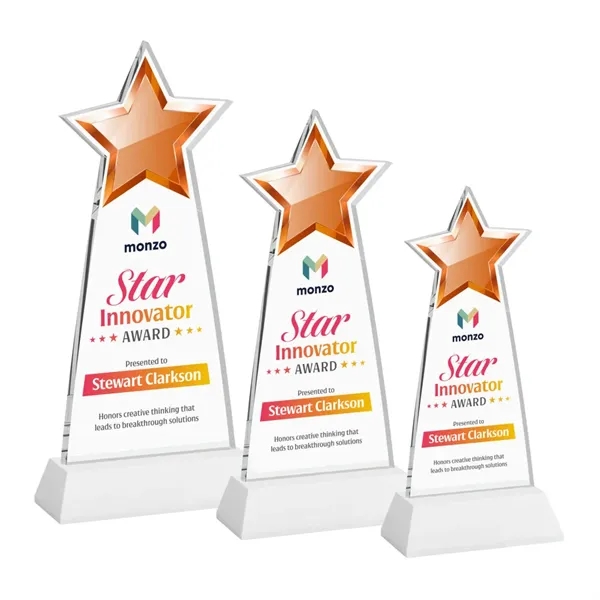 Starlite VividPrint™ Award on Hartford Base - White... from ASI 84592 St Regis Group / St Regis