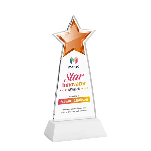 Starlite VividPrint™ Award on Hartford Base - White... from ASI 84592 St Regis Group / St Regis