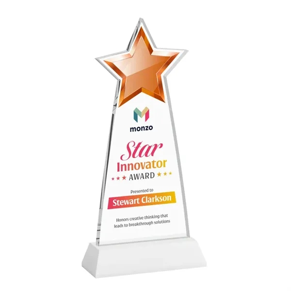 Starlite VividPrint™ Award on Hartford Base - White... from ASI 84592 St Regis Group / St Regis