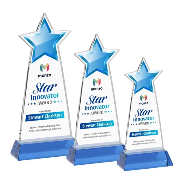 Starlite VividPrint™ Award on Hartford Base - Sky Blue... from ASI 84592 St Regis Group / St Regis