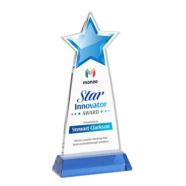 Starlite VividPrint™ Award on Hartford Base - Sky Blue... from ASI 84592 St Regis Group / St Regis