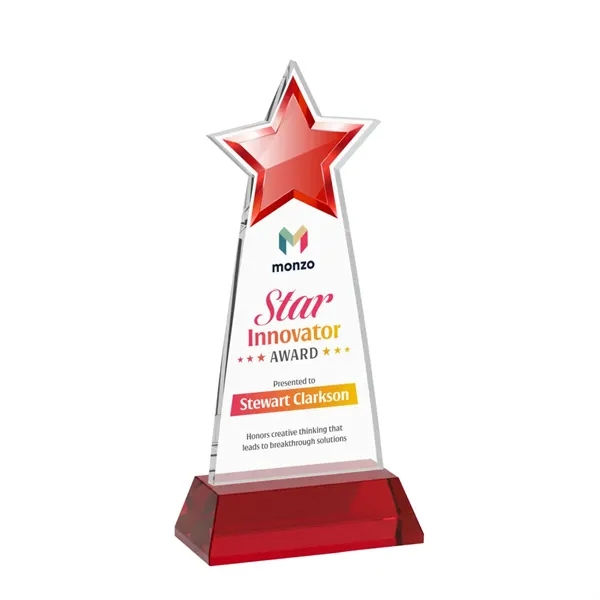 Starlite VividPrint™ Award on Hartford Base - Red... from ASI 84592 St Regis Group / St Regis