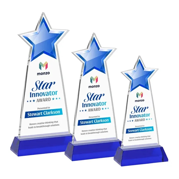 Starlite VividPrint™ Award on Hartford Base - Blue... from ASI 84592 St Regis Group / St Regis