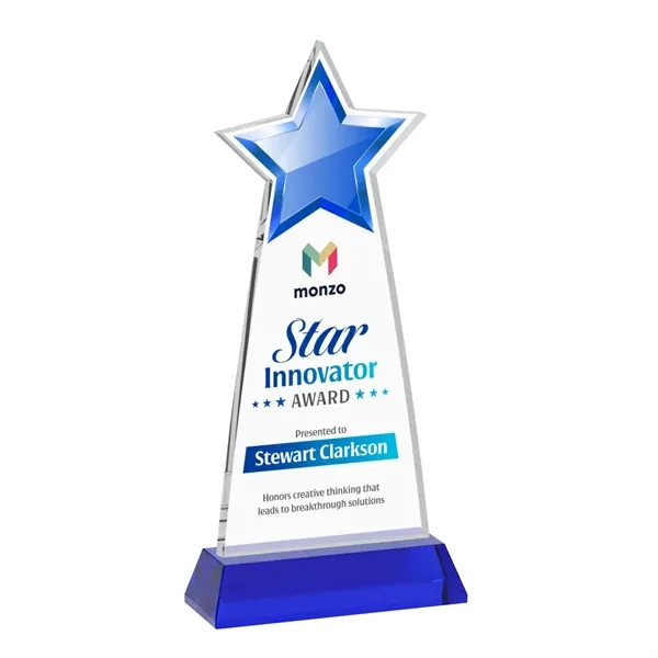 Starlite VividPrint™ Award on Hartford Base - Blue... from ASI 84592 St Regis Group / St Regis