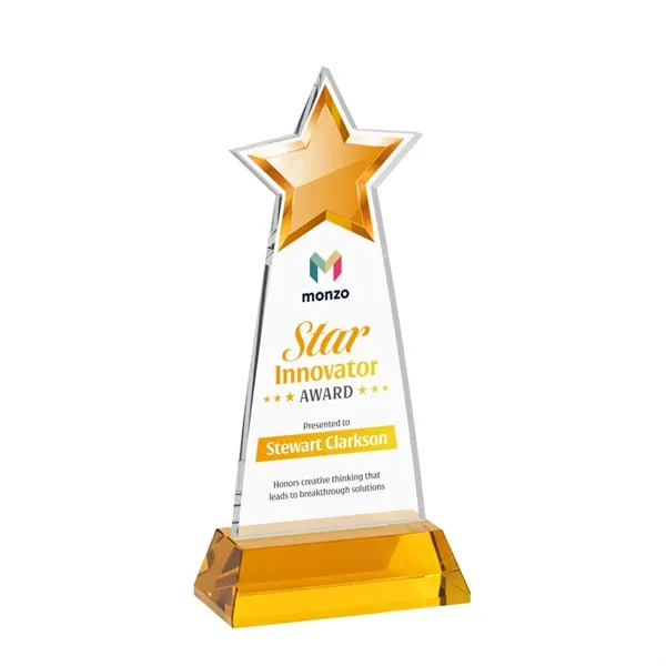 Starlite VividPrint™ Award on Hartford Base - Amber... from ASI 84592 St Regis Group / St Regis