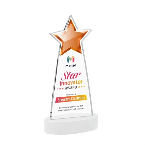 Starlite VividPrint™ Award on Alberton Base - White... from ASI 84592 St Regis Group / St Regis