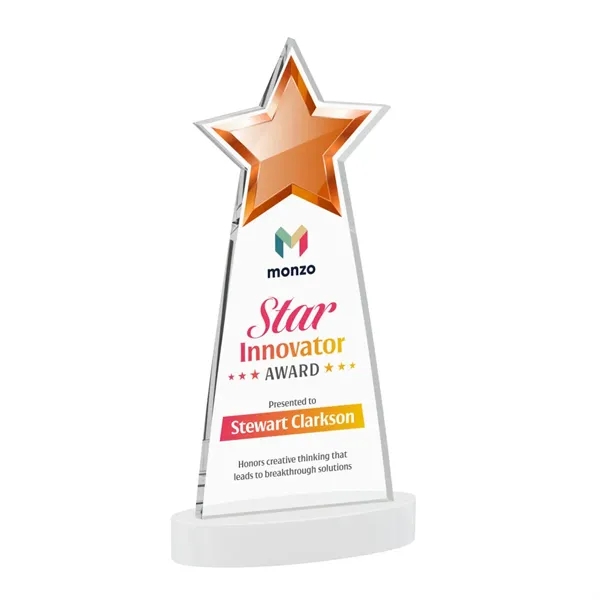 Starlite VividPrint™ Award on Alberton Base - White... from ASI 84592 St Regis Group / St Regis