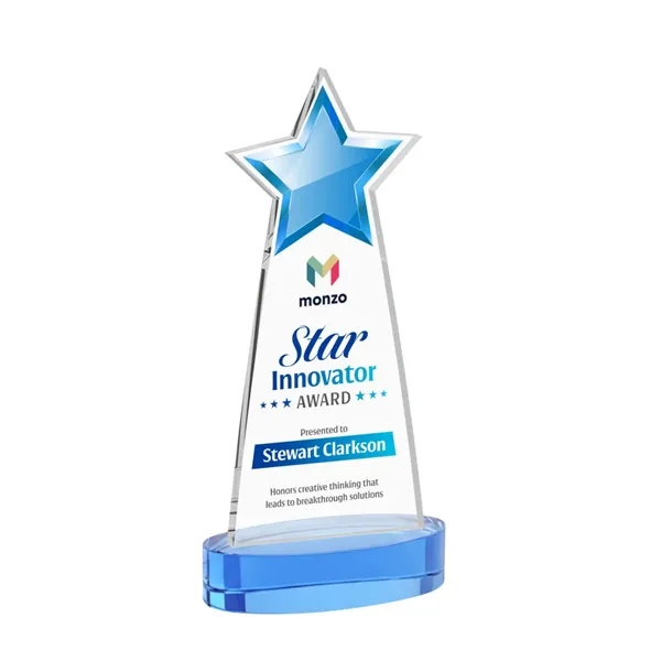 Starlite VividPrint™ Award on Alberton Base - Sky Blue... from ASI 84592 St Regis Group / St Regis