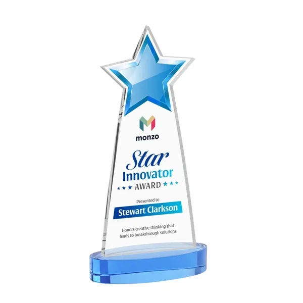 Starlite VividPrint™ Award on Alberton Base - Sky Blue... from ASI 84592 St Regis Group / St Regis