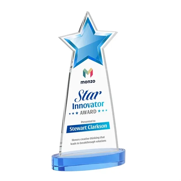 Starlite VividPrint™ Award on Alberton Base - Sky Blue... from ASI 84592 St Regis Group / St Regis