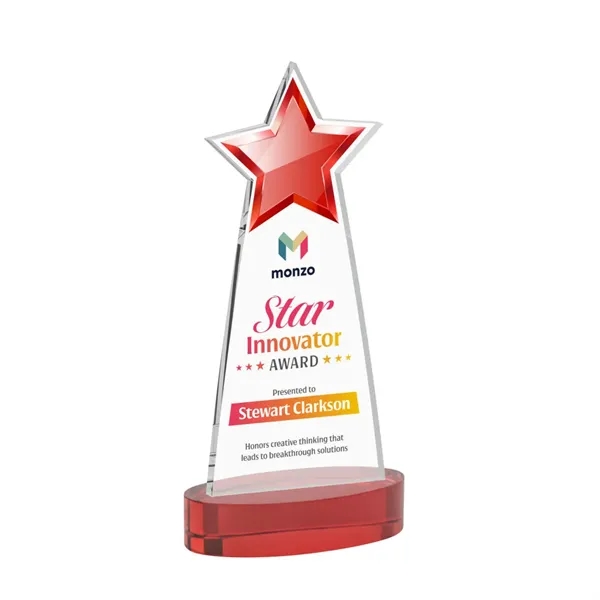 Starlite VividPrint™ Award on Alberton Base - Red... from ASI 84592 St Regis Group / St Regis