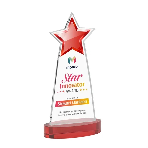 Starlite VividPrint™ Award on Alberton Base - Red... from ASI 84592 St Regis Group / St Regis