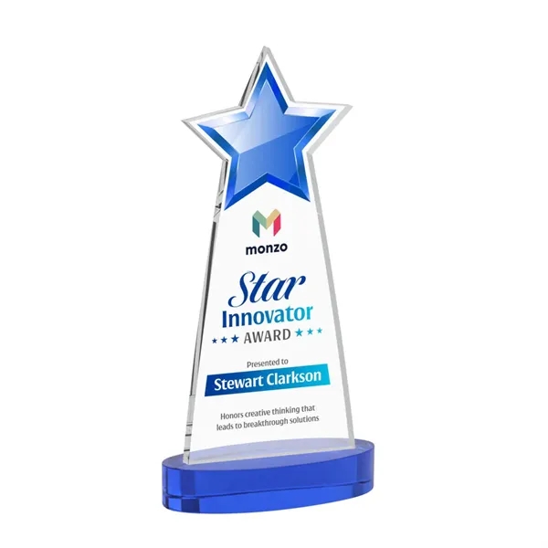 Starlite VividPrint™ Award on Alberton Base - Blue... from ASI 84592 St Regis Group / St Regis