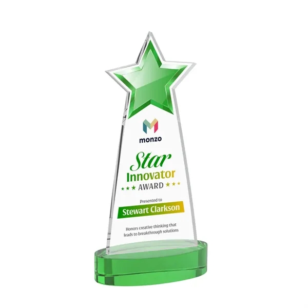 Starlite VividPrint™ Award on Alberton Base - Green... from ASI 84592 St Regis Group / St Regis