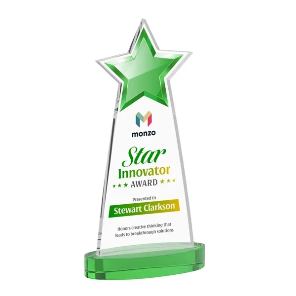 Starlite VividPrint™ Award on Alberton Base - Green... from ASI 84592 St Regis Group / St Regis