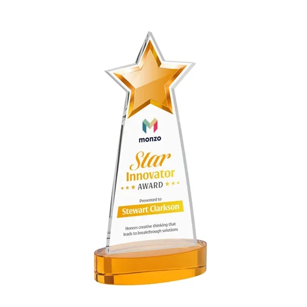 Starlite VividPrint™ Award on Alberton Base - Amber... from ASI 84592 St Regis Group / St Regis