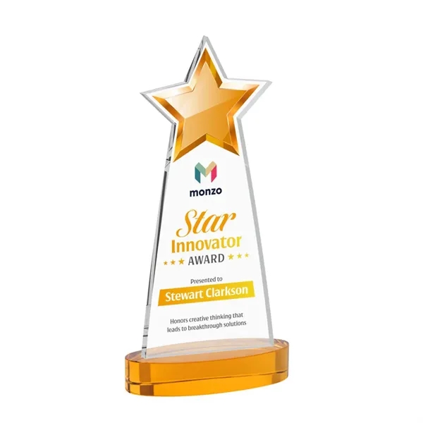 Starlite VividPrint™ Award on Alberton Base - Amber... from ASI 84592 St Regis Group / St Regis