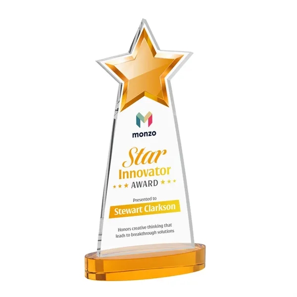 Starlite VividPrint™ Award on Alberton Base - Amber... from ASI 84592 St Regis Group / St Regis