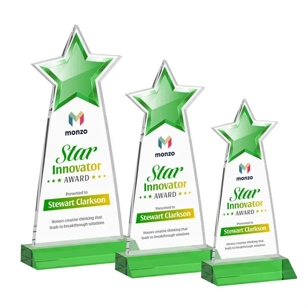 Starlite VividPrint™ Award - Green... from ASI 84592 St Regis Group / St Regis