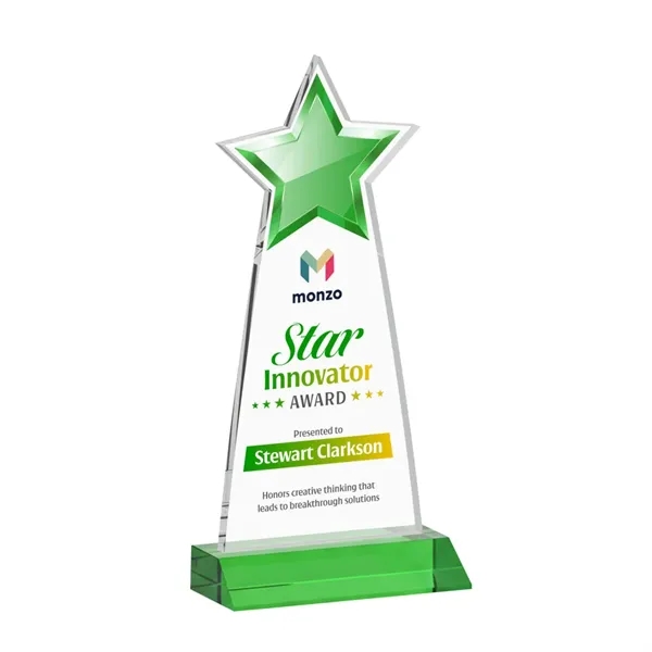 Starlite VividPrint™ Award - Green... from ASI 84592 St Regis Group / St Regis