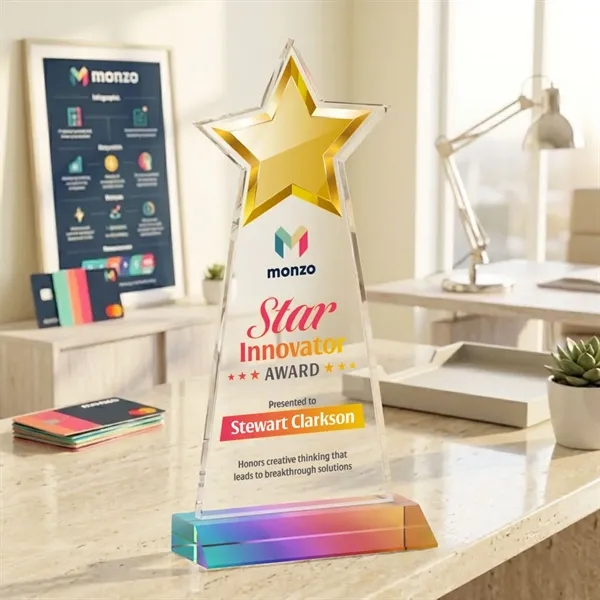Starlite VividPrint™ Award - Clear... from ASI 84592 St Regis Group / St Regis