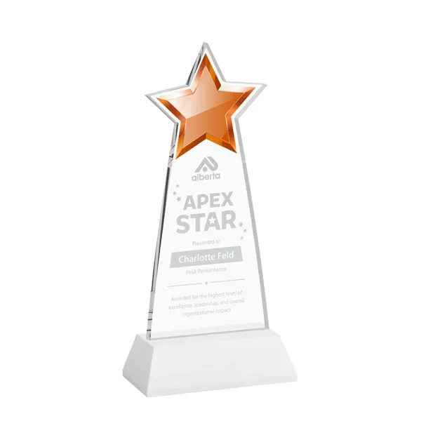 The Starlite Award is a sleek starfire crystal piece featuring a... from ASI 84592 St Regis Group / St Regis